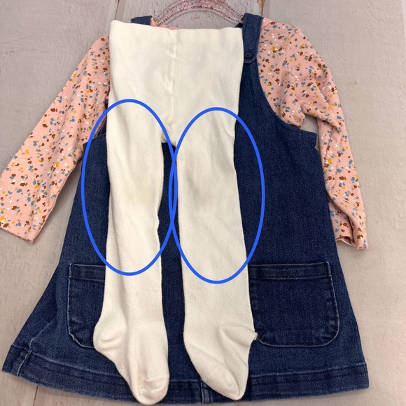 Baby 3-Piece Tee & Chambray Jumper Set SIZE 24M - Picture 17 of 17